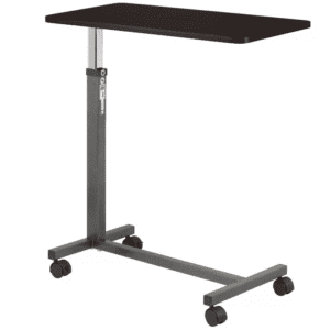 non-tilt top overbed table