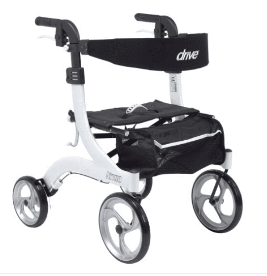 NITRO Euro-style walker rollator white